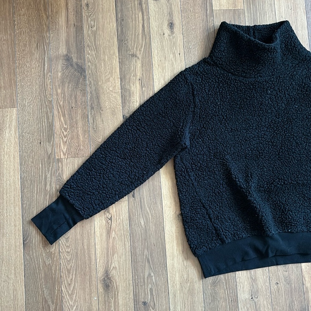 Black Mny Performance Plush Pullover - Large - image 2